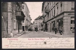 Porrentruy, Rue du Cheval Blanc, Strasse