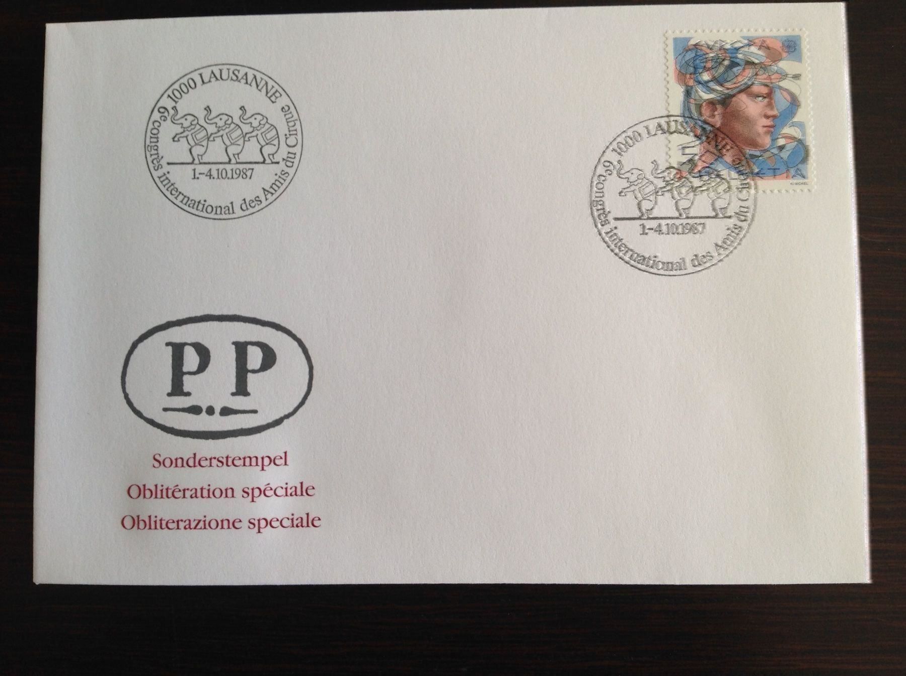 Alle Briefmarken: Sonderstempel Lausanne 1987 – Gebraucht aus Horw von Luki49