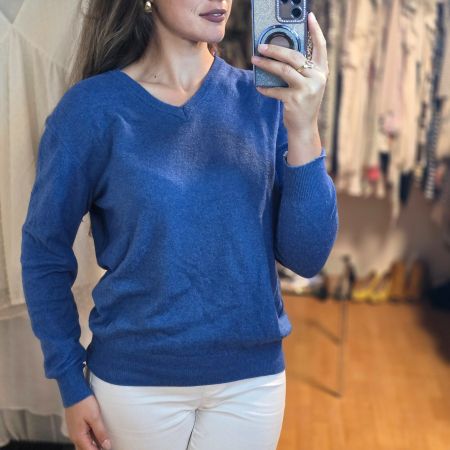 💙 Weicher Wollpullover mit Kaschmir Paolo Ottaviani
