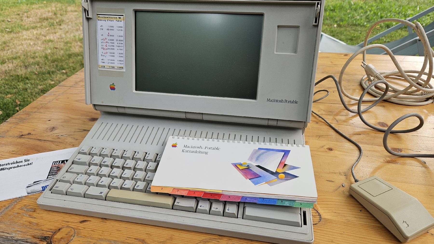 Apple PC: Apple Macintosh Portable Computer mit Zubehoer und Tasche – Usato da Ennenda venduto da Mr.Alpen16536 6