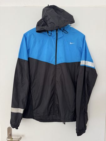 Nike Laufjacke blau schwarz Grösse M Oryginal Herren