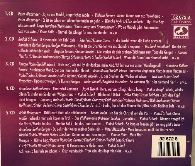 CDs: Extragold - Operette (5 CDs) – D'occasion à Grüningen par azulblanco 1