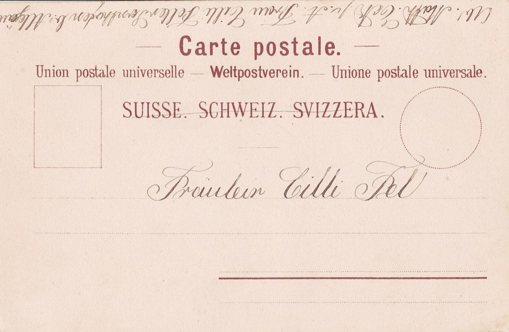 Cartes postales: Rheinfall Litho von Müller & Trüb Aarau N:270 – D'occasion à Sevgein par WHaelmi 1