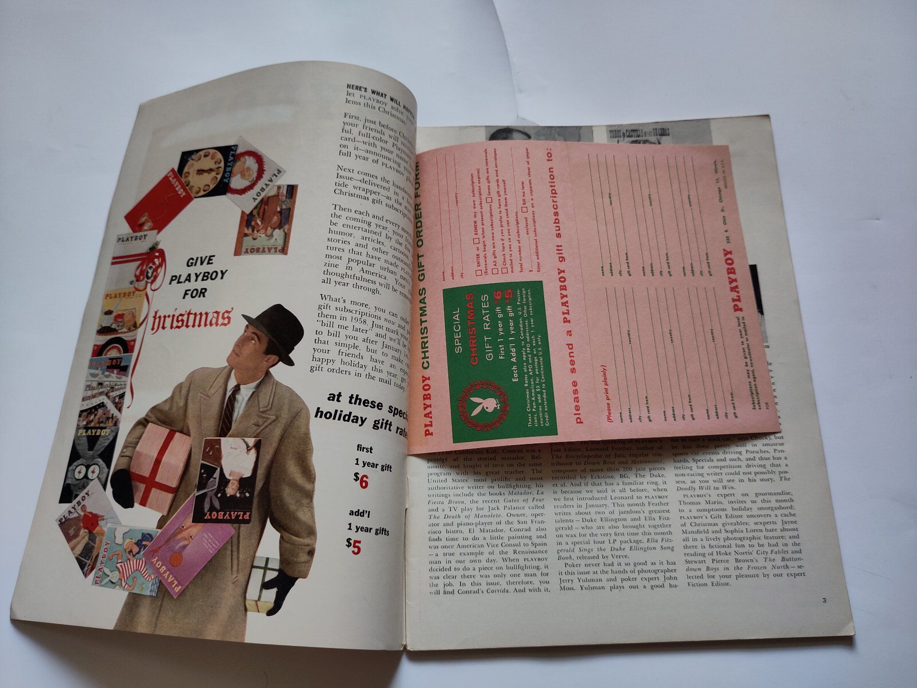 Revues & Magazines: Playboy Magazin November 1957 – D'occasion à Schaffhausen par RolfMeister 1