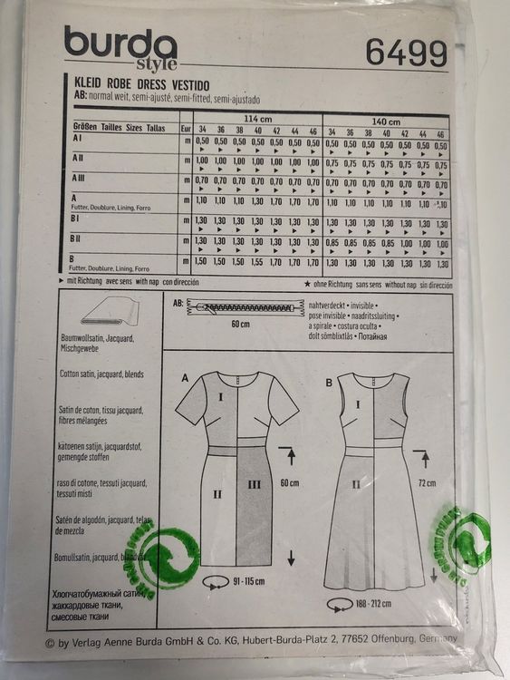 Patron Burda : Tous Nos Patrons De Couture Burda - Mondial Tissus