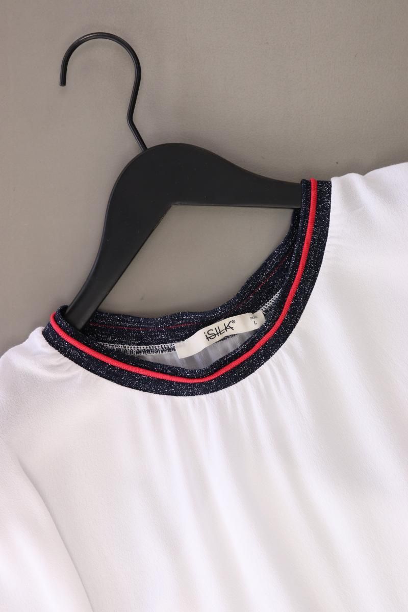 Blusen: iSilk Kurzarmbluse Gr. L mit Glitzer – Gebraucht aus Neustadt an der Waldnaab von SecondLifeFashion 2