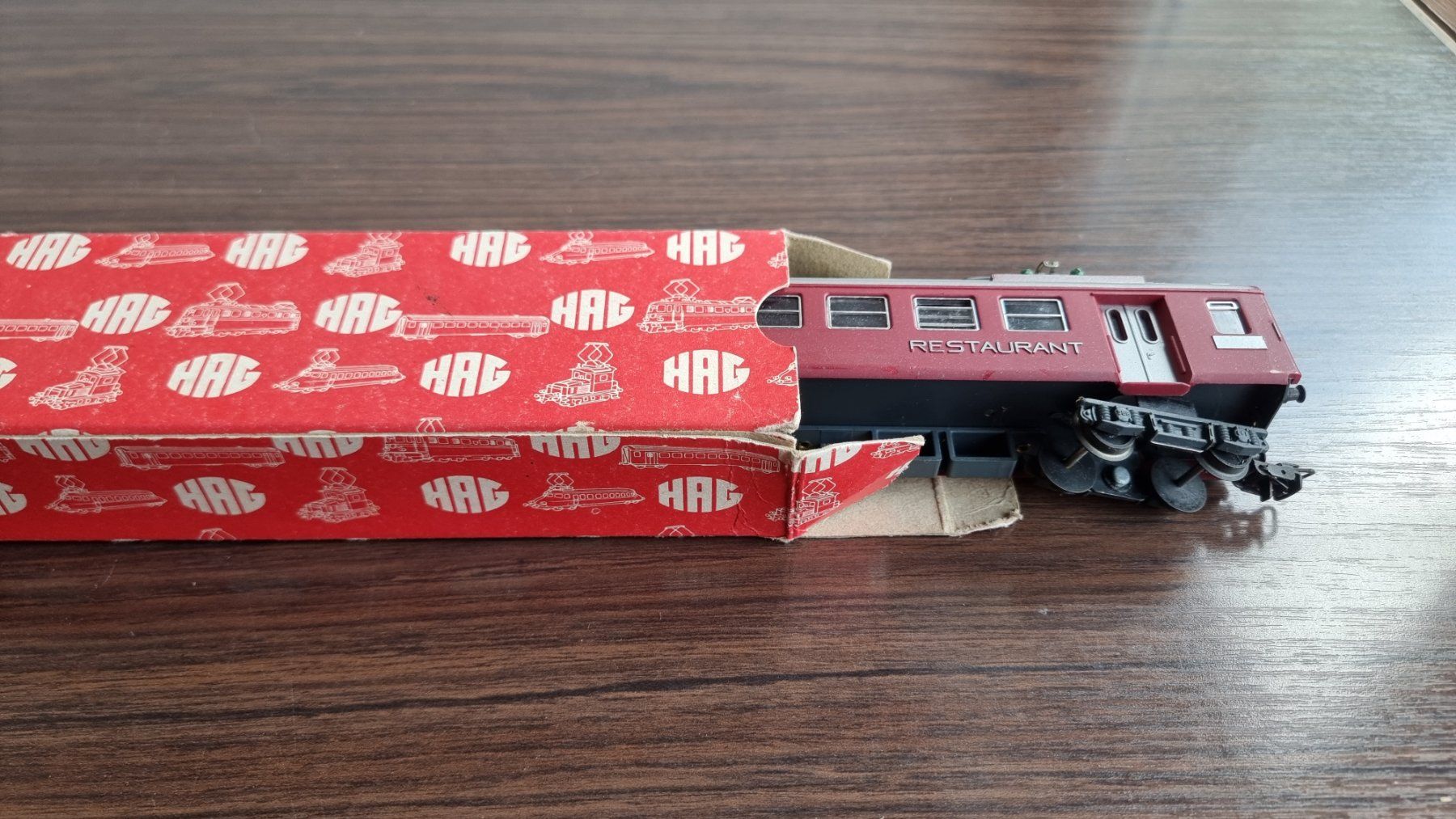 Hag Modellini di ferrovie: HAG Speisewagen AC – Usato da Au ZH venduto da Krokodil08 2