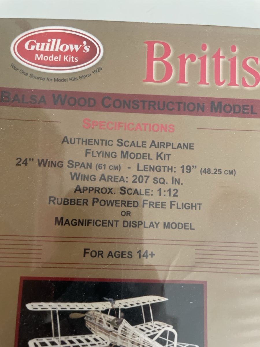 Kit di modellismo & Modellini statici: Guillow's British S.E. 5A – Nuovo (secondo la descrizione) da Basel venduto da kiba78 2