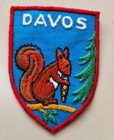 Stoff Wappen Davos Aufnäher Badge St. Gallen Stickerei Jakob