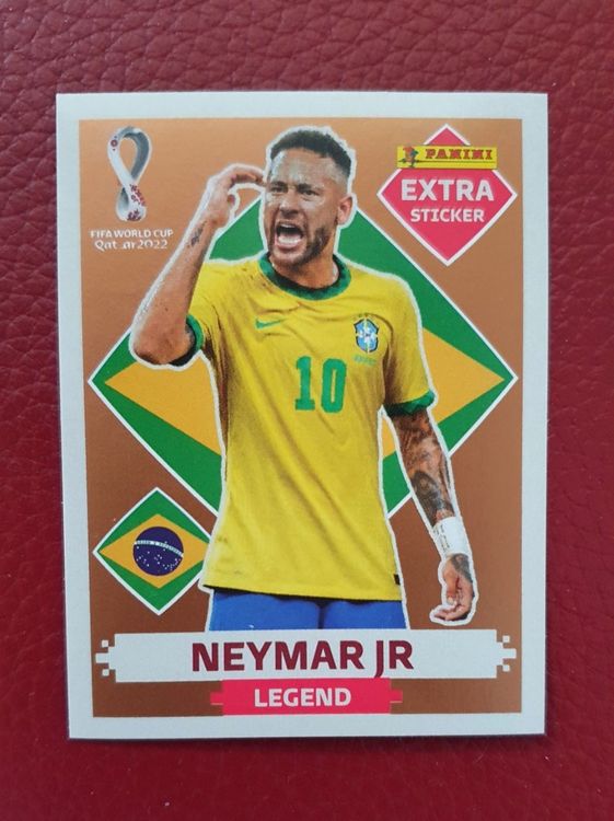 Panini Qatar 2022 NEYMAR JR EXTRA STICKER Legend BRONZE | Kaufen auf ...