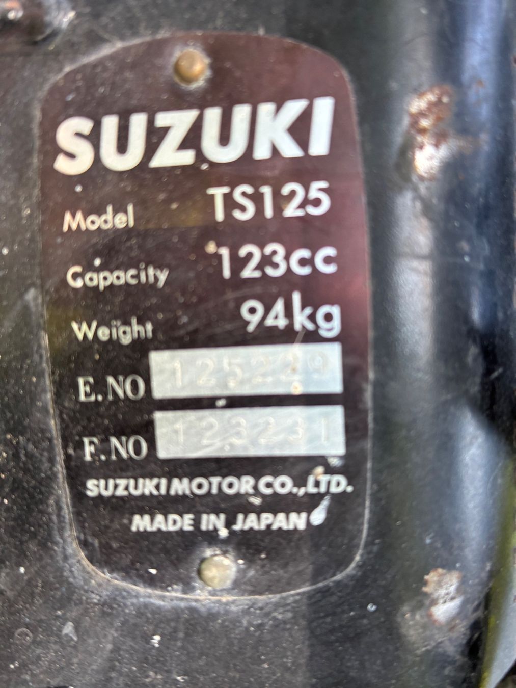 Suzuki Enduro: Suzuki ts 125 – Gebraucht aus St. Gallen von zx10r 4