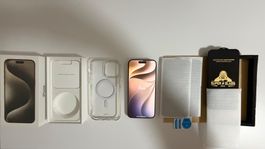 iPhone 15 Pro Max 256 GB Natural Titanium Top!