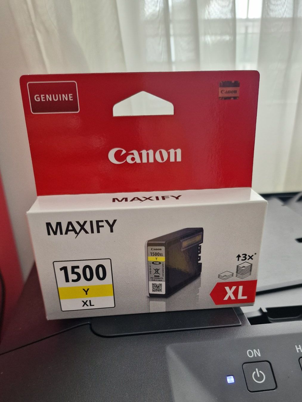 Canon Cartucce per stampanti & toner: Canon 1500 XL, yellow – Nuovo e nell'imballaggio originale da Rütihof venduto da tweedy123