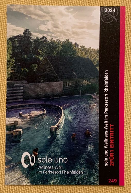 Sole Uno 2 für 1 Eintritt (Neu (gemäss Beschreibung)) in Nunningen für ...