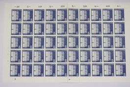 tolle Frankaturware 50 x 0,10 Bogen