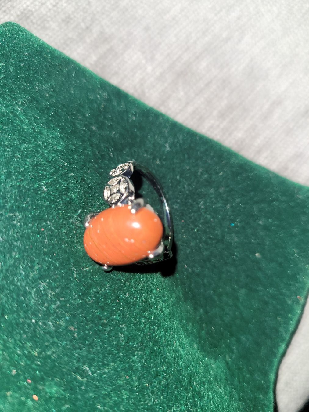 Anelli: Edelstahl Ring mit  stein Neue – Nuovo e nell'imballaggio originale da Bassersdorf venduto da leader07