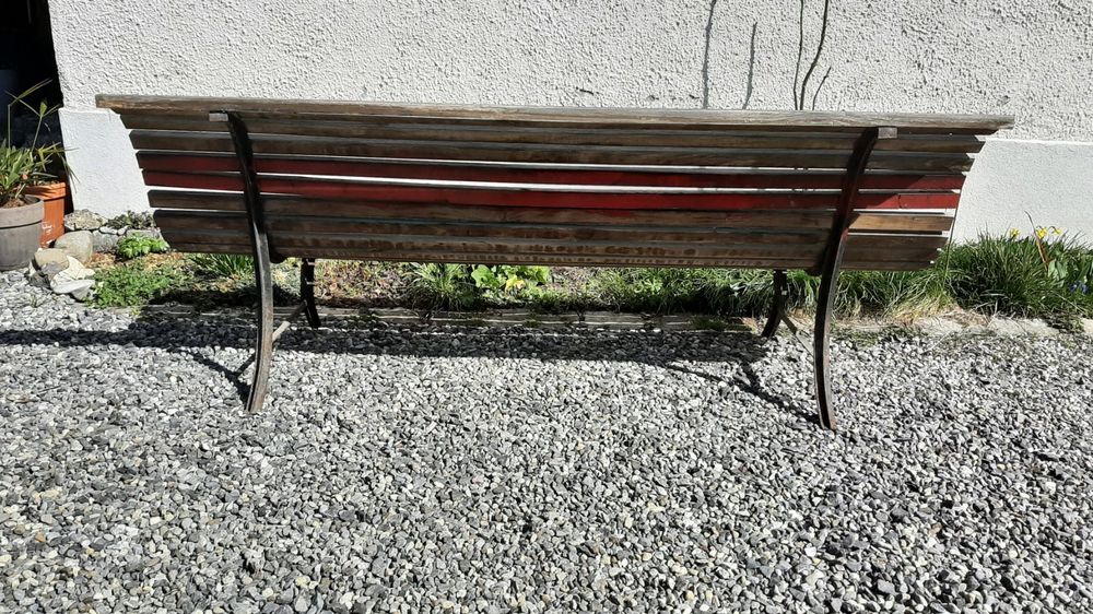 Alte Gartenbank zum gebrauchen oder restaurieren Kaufen auf Ricardo
