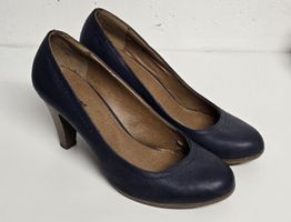 Elegante, blaue Damenschuhe Pump von Graceland, Gr 40