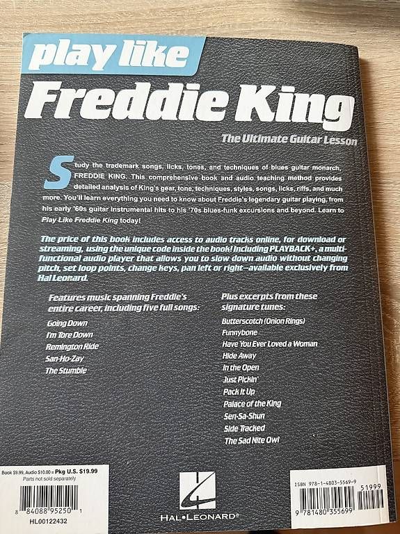 Libri: Partition/Tablature de guitare FREDDIE KING  – Usato da Ste-Croix venduto da Kikkio 1