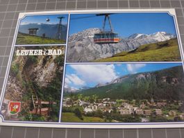 AK Leukerbad mit Luftseilbahn