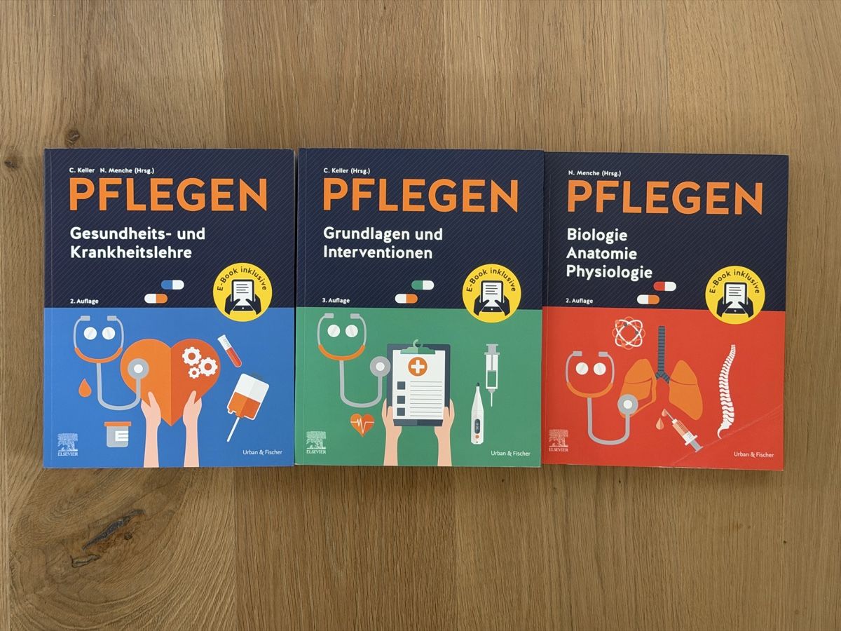 Libri: PFLEGEN Lehrbücher  Elsevier + EBook (Set) – Nuovo (secondo la descrizione) da Brugg AG venduto da pippi0815