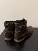 Jack & Jones Leather Boots Brown, Size 44