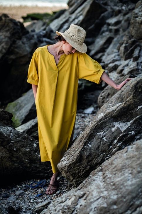 Vestiti: Weites Sommer-Leinenkleid – Usato da Aesch BL venduto da Sam-3 2