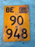 BE 90 948 Mofa Nummernschild
