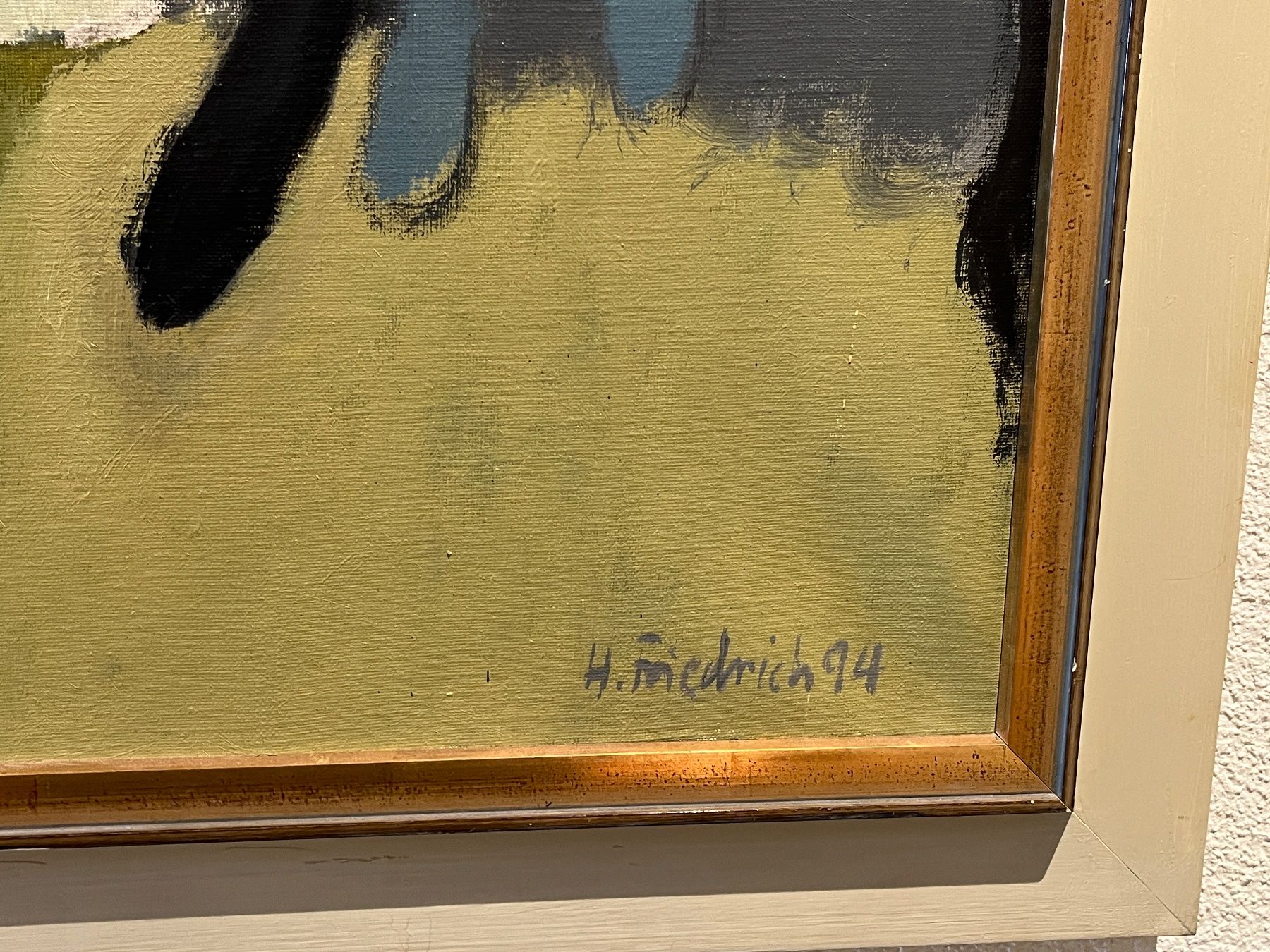 Dipinti: Grosses Oelbild: "Modeszene" von Heinz Friedrich – Usato da Stetten AG venduto da Brissago25 1