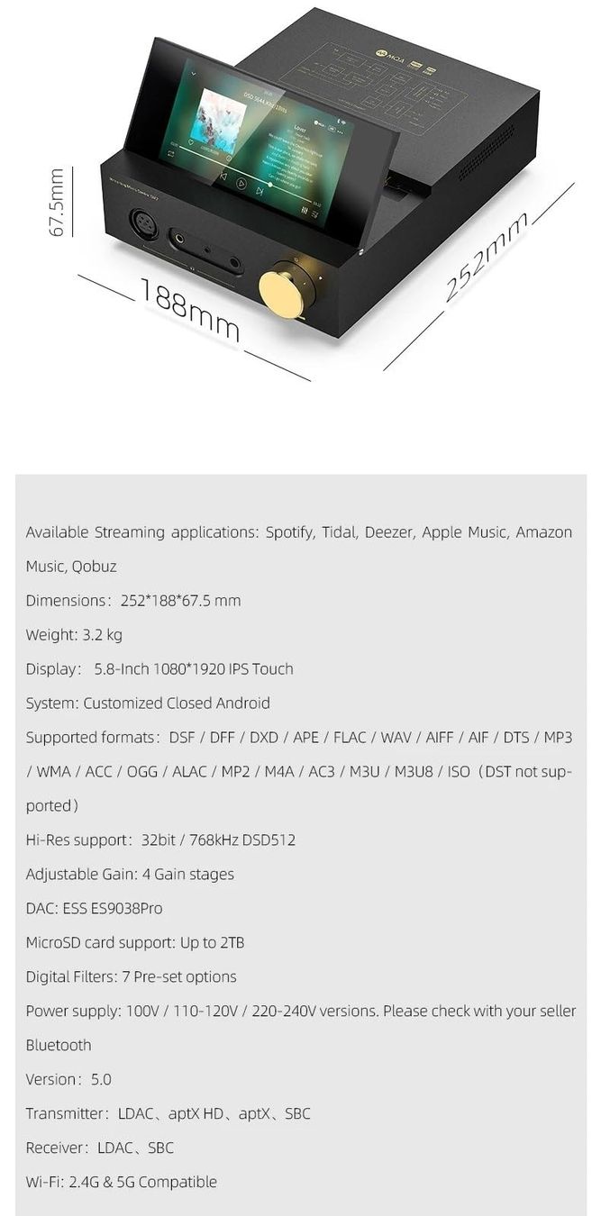 Shanling Verstärker: High-End Streaming-Center Shanling EM7 – Gebraucht aus Bargen SH von dav_wh79 3