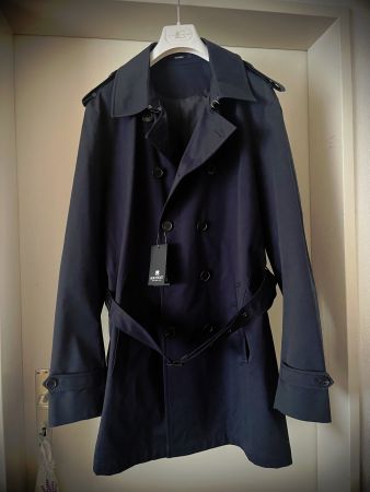 Navyboot Mantel Trench Gr. 54 neu BLAU