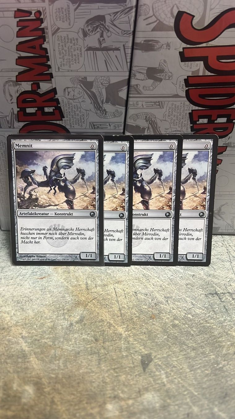 Magic The Gathering Carte collezionabili: Memnite x4 DE – Nuovo (secondo la descrizione) da Wilen b. Wollerau venduto da GarruksShop