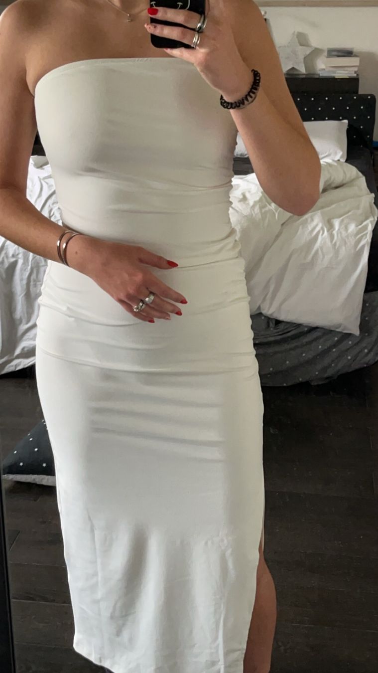 Vestiti: Robe bandeau blanche t. M – Nuovo (secondo la descrizione) da Posieux venduto da evs_57x2 1
