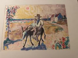 Henri Schmid – Original Aquarell / Mischtechnik 