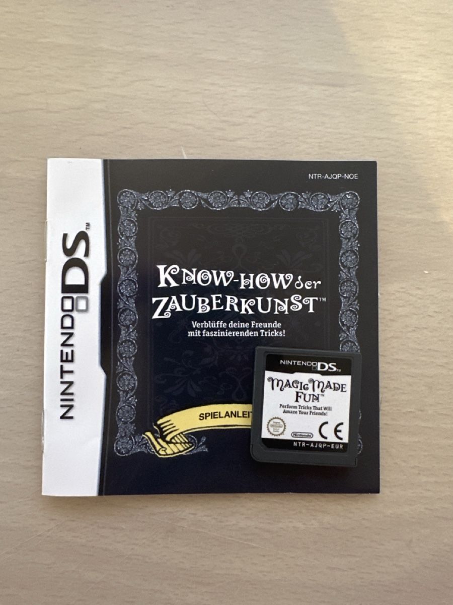Nintendo Spiele: Nintendo DS Spiel: Know-How der Zauberkunst – Gebraucht aus Ettingen von slg_4107
