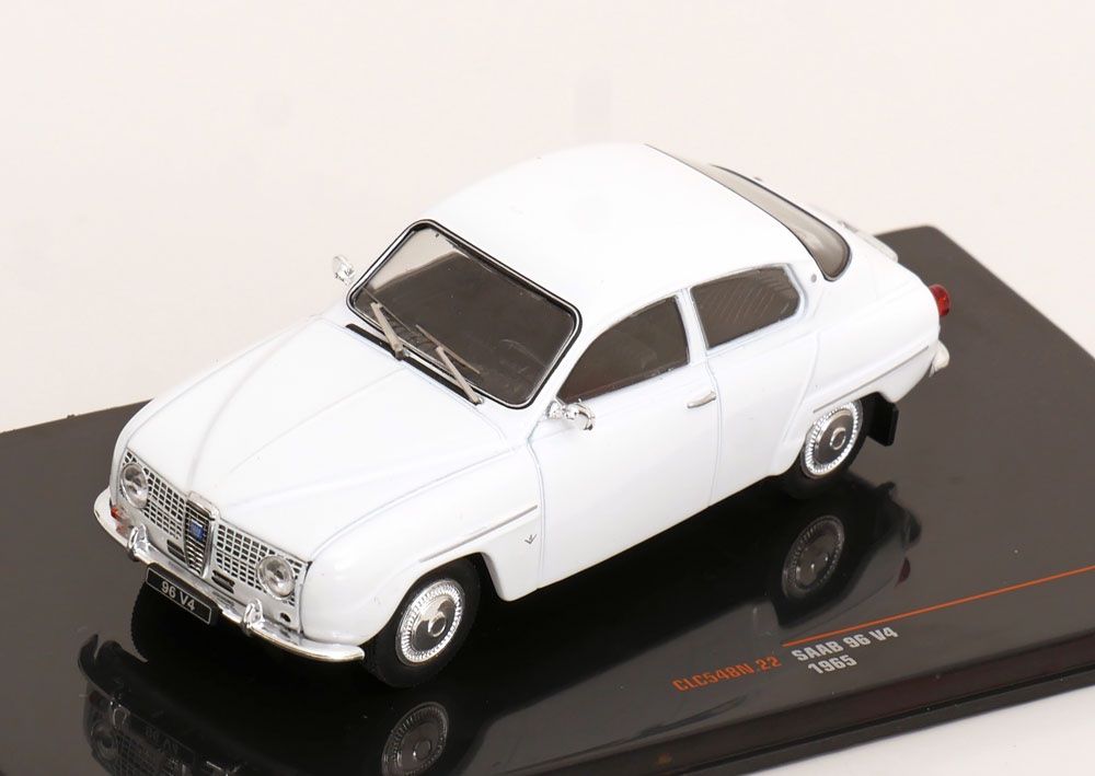 Saab Modellini d'auto: Ixo 1:43 Saab 96 V4 1965 – Nuovo e nell'imballaggio originale da Bettens venduto da Thejoshuatree