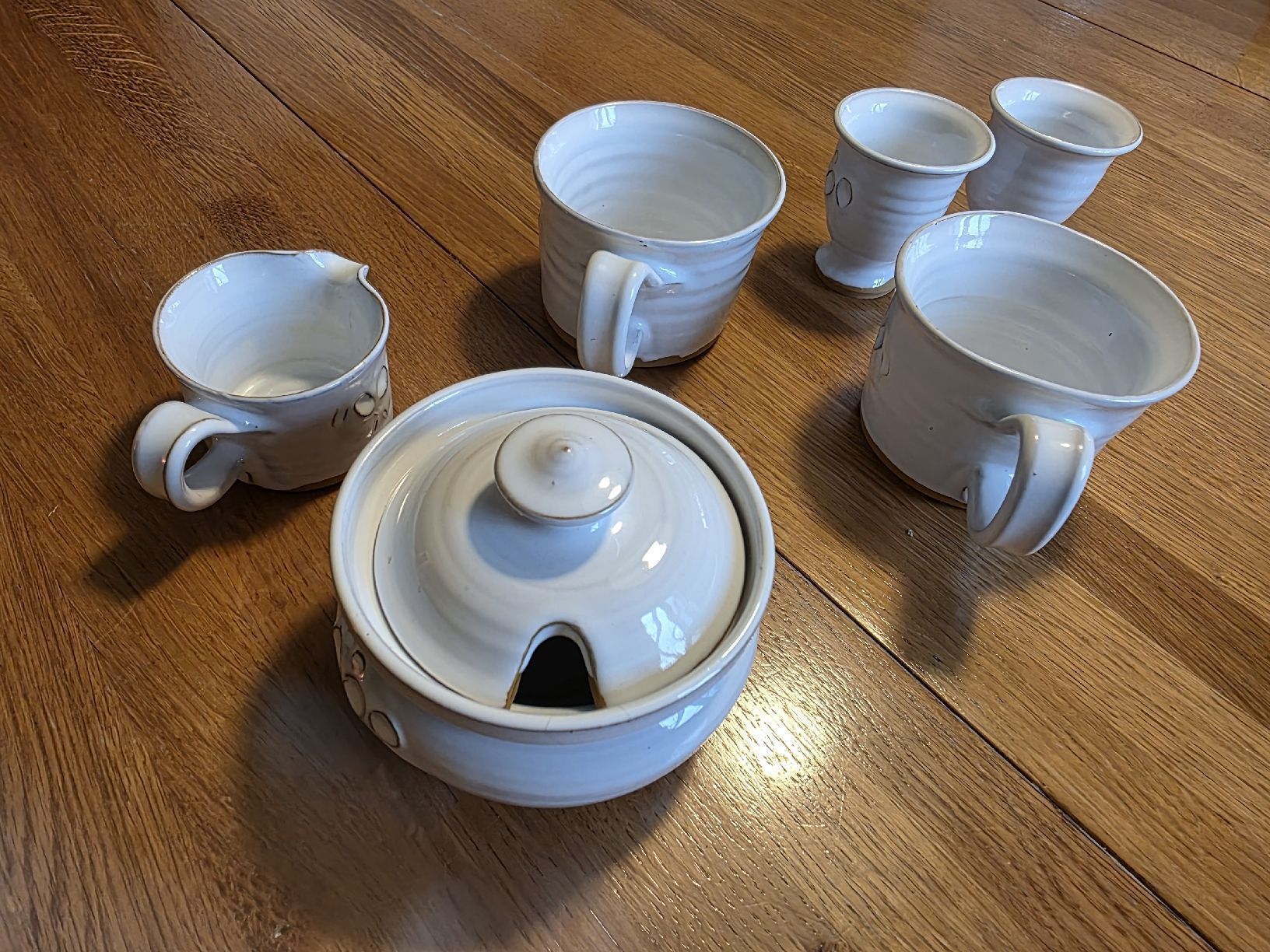 Set di piatti: Edles älteres Keramik-Teeservice, 6-teilig – Usato da Suhr venduto da andreas_2008 1