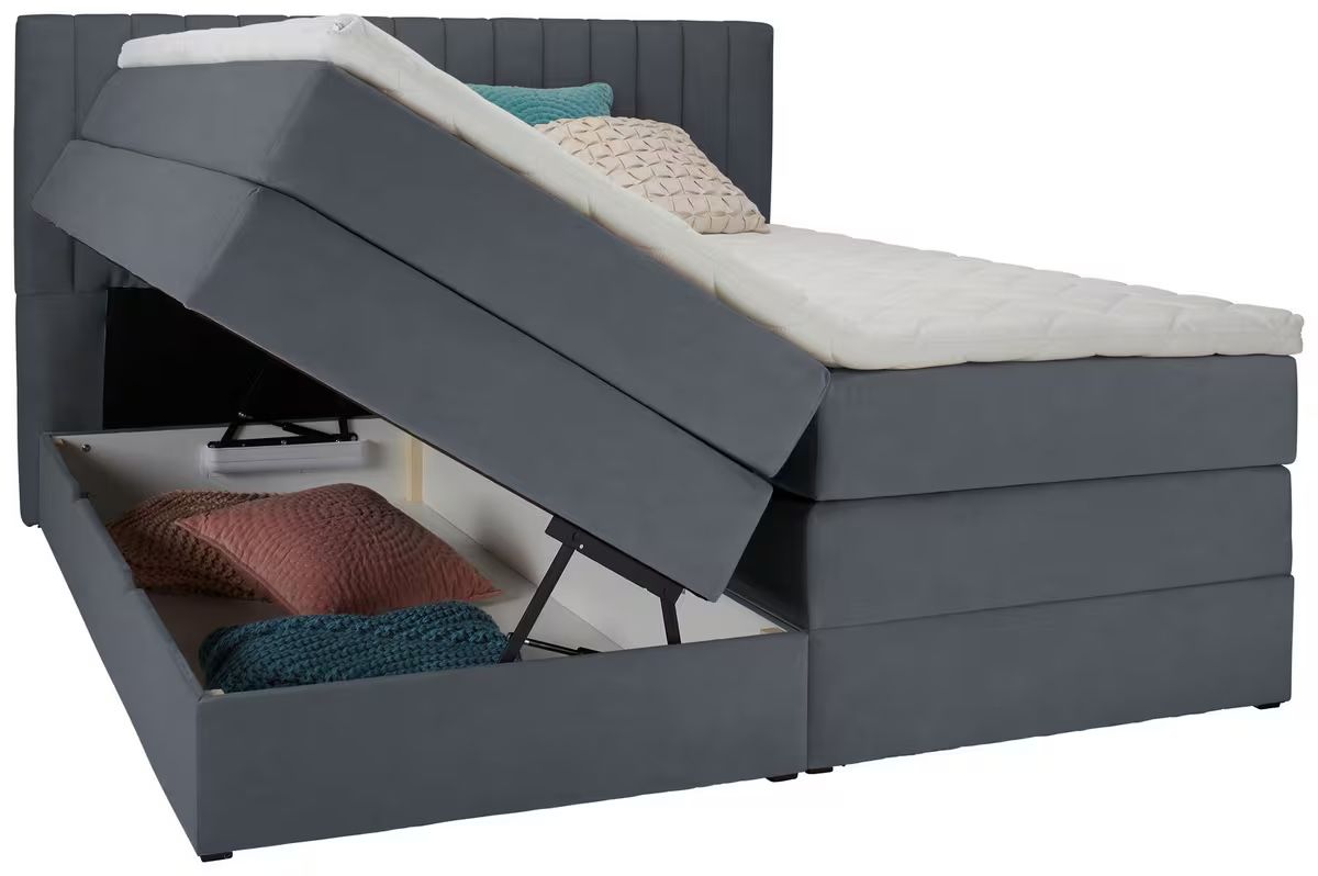 Betten: Boxspringbett anthrazit 180x200 zu verkaufen – Gebraucht aus Ostermundigen von Scheruwin 1