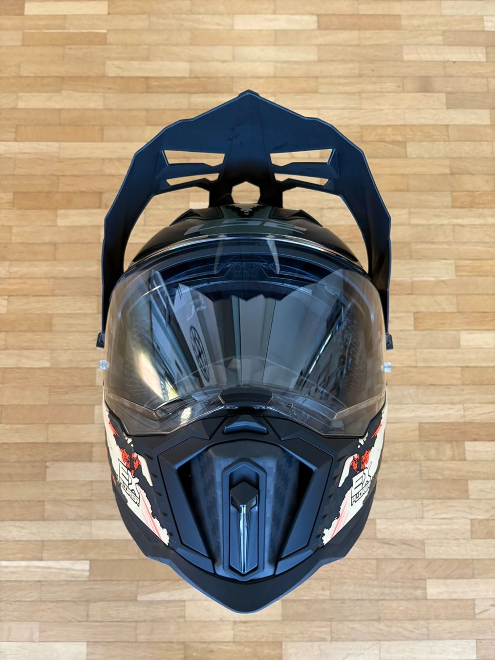 Caschi & visiere: LS2 MX701 Explorer C Extend Carbon Motocross Helm – Usato da Münchenbuchsee venduto da sidewinder72 3