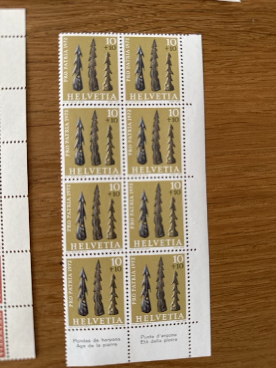 Tous les timbres: Schweizer Briefmarken Sammlung Bogen ungestempelt – Neuf (Voir description) à Theilingen par Gallina83 5