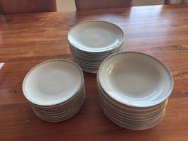 Service Porzellan Winterling Goldrand