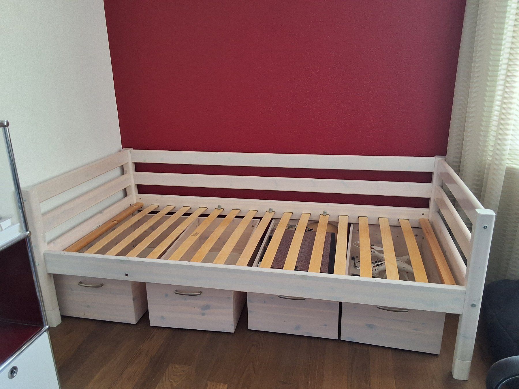 Flexa Betten: Flexa Bett weiss, mit 4 Schubladen - ideales Kinderbett – Gebraucht aus Altnau von agastu97