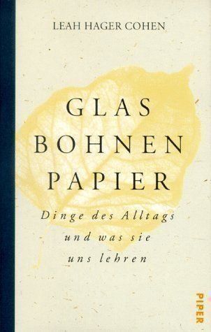 Libri: Leah Hager Cohen Glas Bohnen Papier – Usato da Basel venduto da Alacant