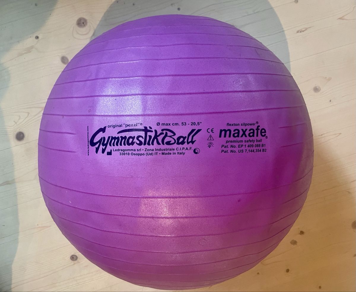 Palloni: Sitz-/Gymnastikball lila – Usato da Winterthur venduto da Grap75