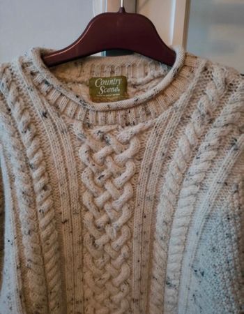 Pull irlandais en laine 🐑