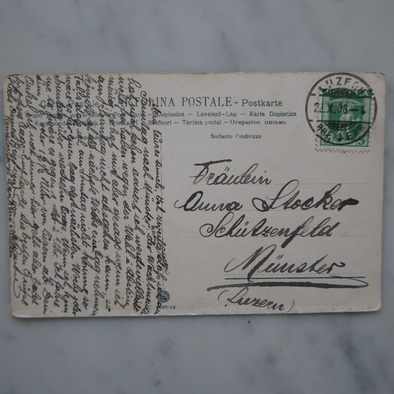 Cartes postales: A.K. Schweizer Gardist 1908 – D'occasion à Rotkreuz par nigal 2