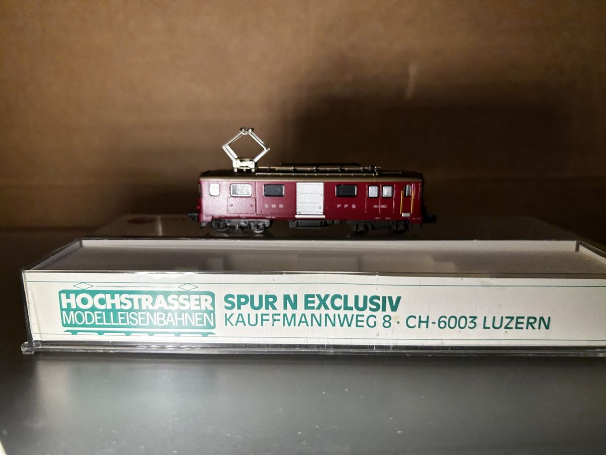 Modellini di ferrovie: Hochstrasser 14442 SBB De 4/4 Spur N – Usato da Salvenach venduto da Ricardo3280