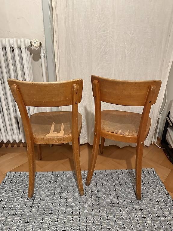 Horgen Glarus Sedie: 2 chaises Horgen Glarus à retaper – Usato da Genève venduto da Zed7 1