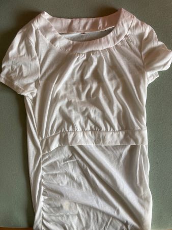 Umstandsshirt (S) weiss
