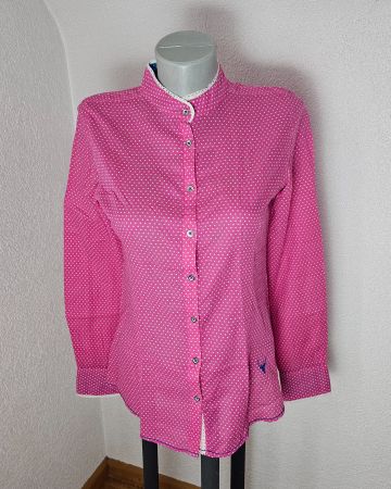 Emily van den Bergh Bluse Gr. 34 Pink Punkte Dirndl